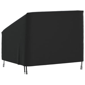 Κάλυμμα Καρέκλας Κήπου Μαύρο 96x79x49/74 εκ. 420D Ύφ. Oxford