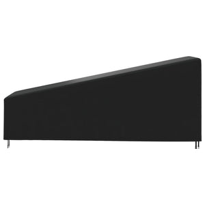 Κάλυμμα Ξαπλώστρας Μαύρο 195x76x40/80 εκ. 420D Ύφασμα Oxford