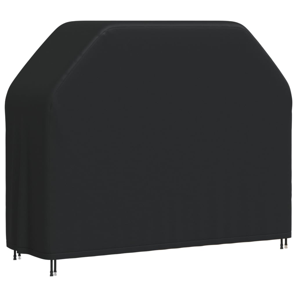 Κάλυμμα Ψησταριάς 162x61x122 εκ. Μαύρο 420D Ύφασμα Oxford