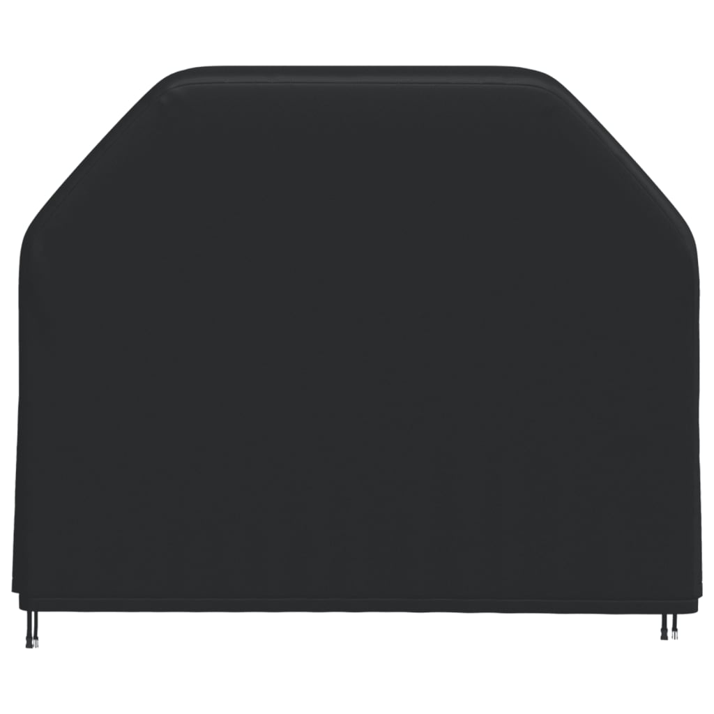 Κάλυμμα Ψησταριάς 162x61x122 εκ. Μαύρο 420D Ύφασμα Oxford