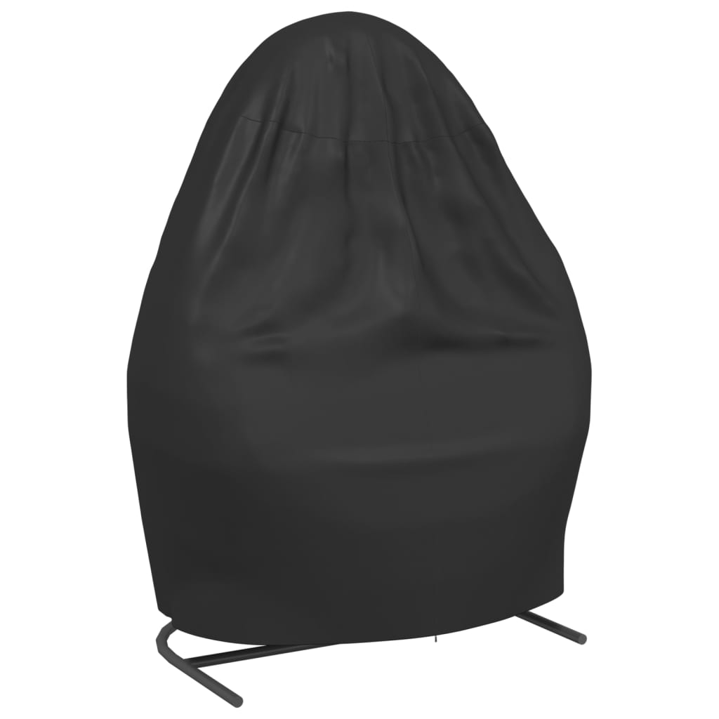 Κάλυμμα Διπλής Πολυθρόνας Μαύρο Ø146x210εκ. 420D Oxford