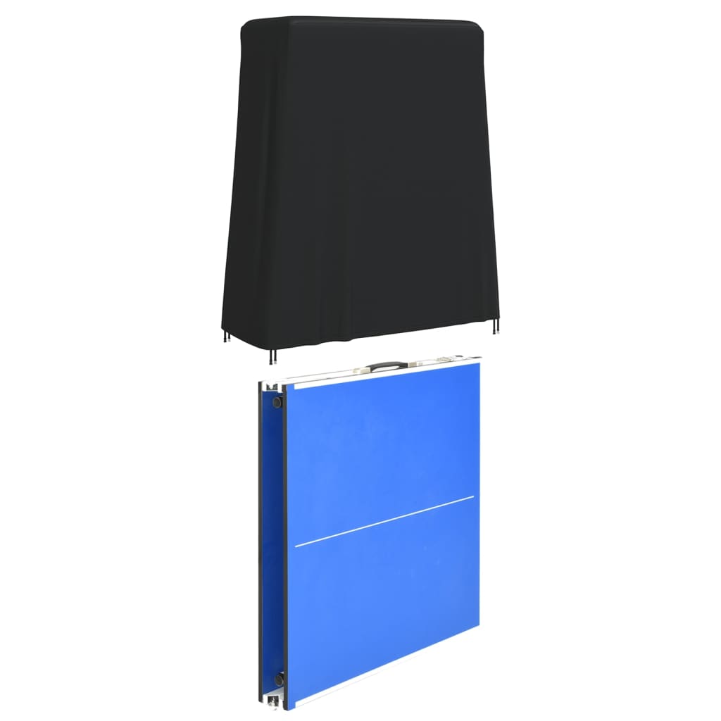 Κάλυμμα Τραπεζιού Ping Pong Μαύρο 165x70x185 εκ 420D Ύφ. Oxford