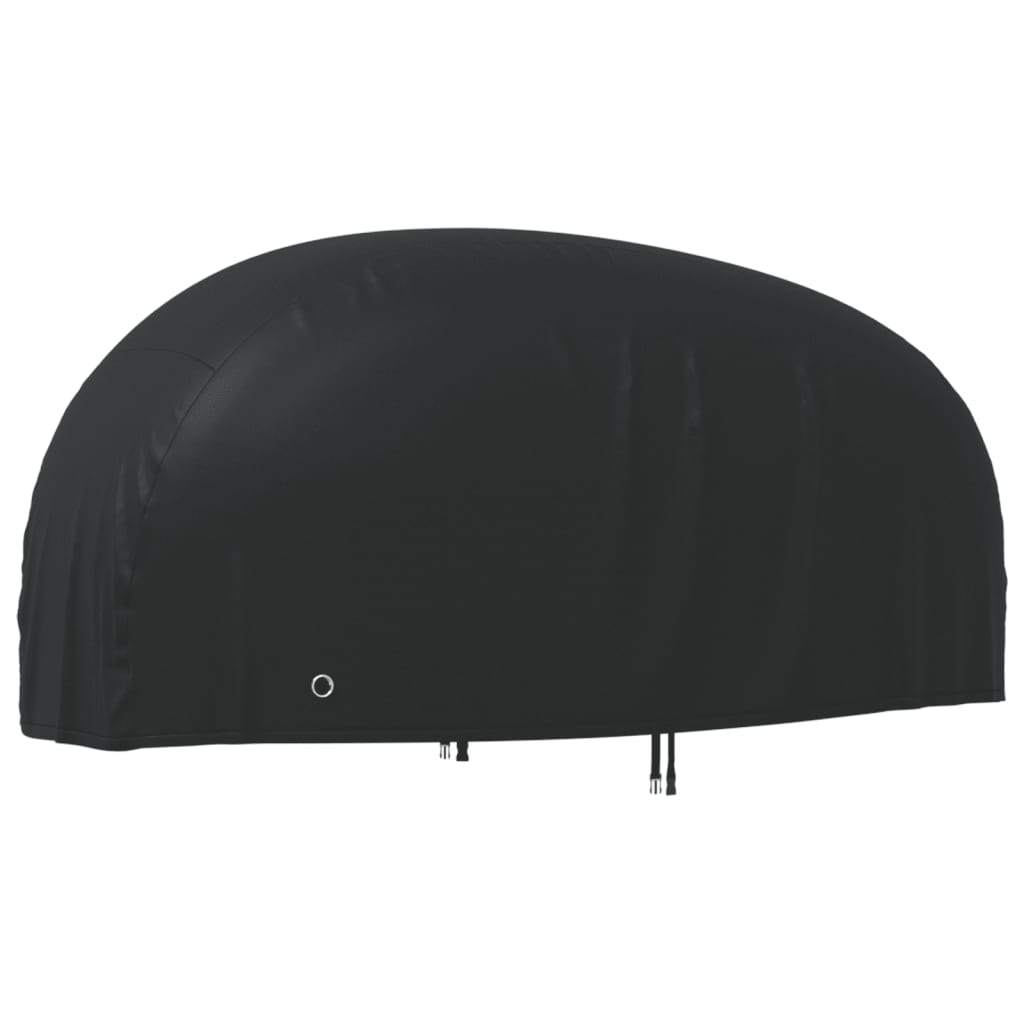 Κουκούλα Μηχανής Μαύρη 220x95x110 εκ. Ύφασμα Oxford 210D