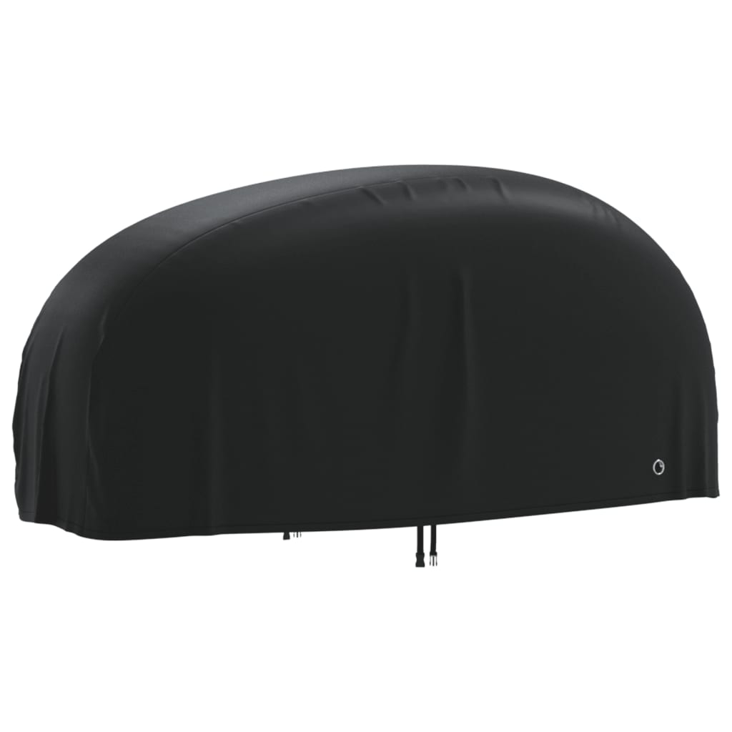Κουκούλα Μηχανής Μαύρη 220x95x110 εκ. Ύφασμα Oxford 210D