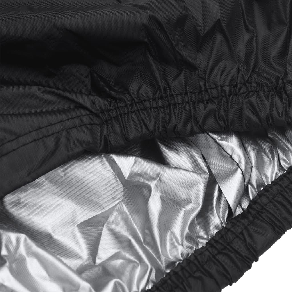 Κουκούλα Μηχανής Μαύρη 245x105x125 εκ. Ύφασμα Oxford 210D