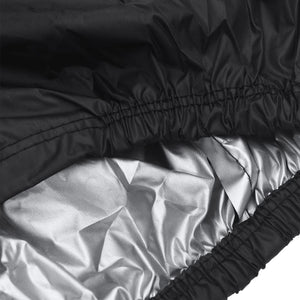 Κουκούλα Μηχανής Μαύρη 245x105x125 εκ. Ύφασμα Oxford 210D