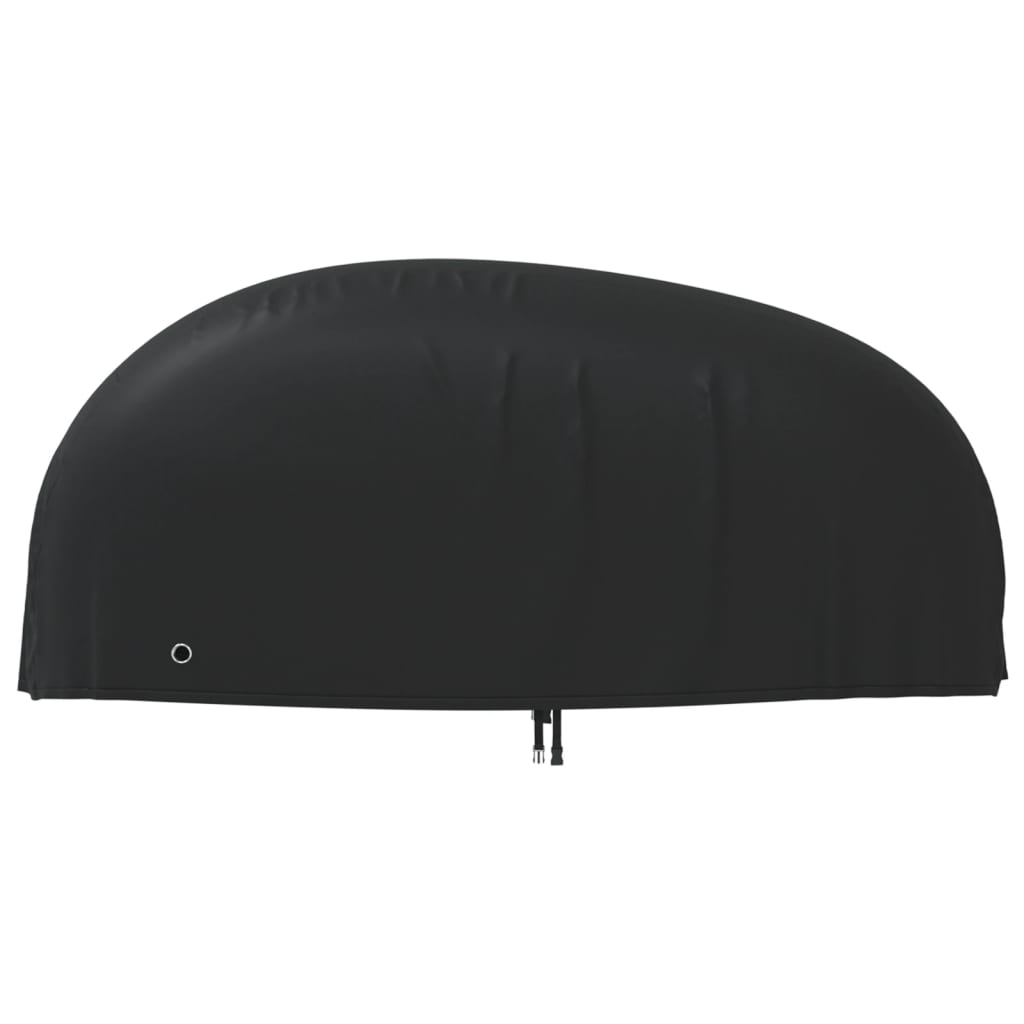 Κουκούλα Μηχανής Μαύρη 245x105x125 εκ. Ύφασμα Oxford 210D