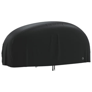 Κουκούλα Μηχανής Μαύρη 245x105x125 εκ. Ύφασμα Oxford 210D