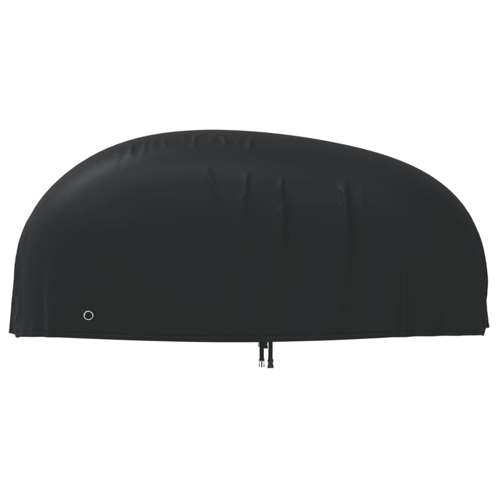 Κουκούλα Μηχανής Μαύρη 265x105x125 εκ. Ύφασμα Oxford 210D
