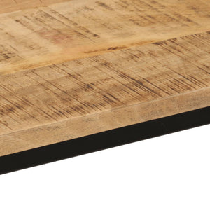 Τραπέζι Κονσόλα 110x30x75 εκ. Μασίφ Ακατ. Ξύλο Μάνγκο/Σίδηρο - Pakobazaar