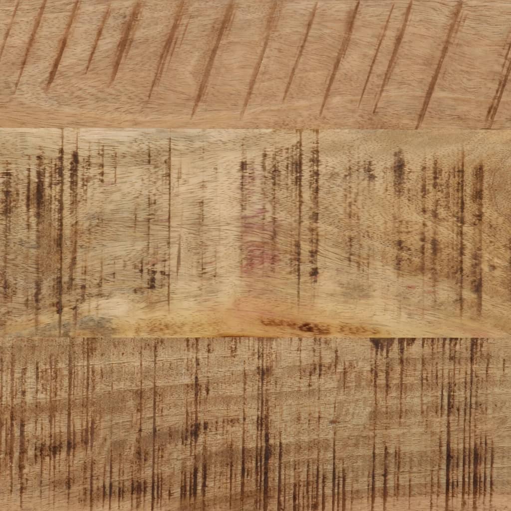 Τραπέζι Κονσόλα 110x30x75 εκ. Μασίφ Ακατ. Ξύλο Μάνγκο/Σίδηρο - Pakobazaar