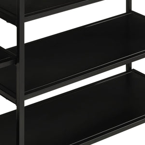 Τραπέζι Κονσόλα 110x30x75 εκ. Μασίφ Ακατ. Ξύλο Μάνγκο/Σίδηρο