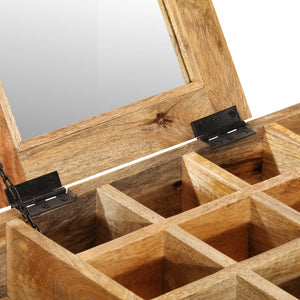 Μπουντουάρ 105x35x75 εκ. Μασίφ Ακατέργαστο Ξύλο Μάνγκο/Σίδηρος