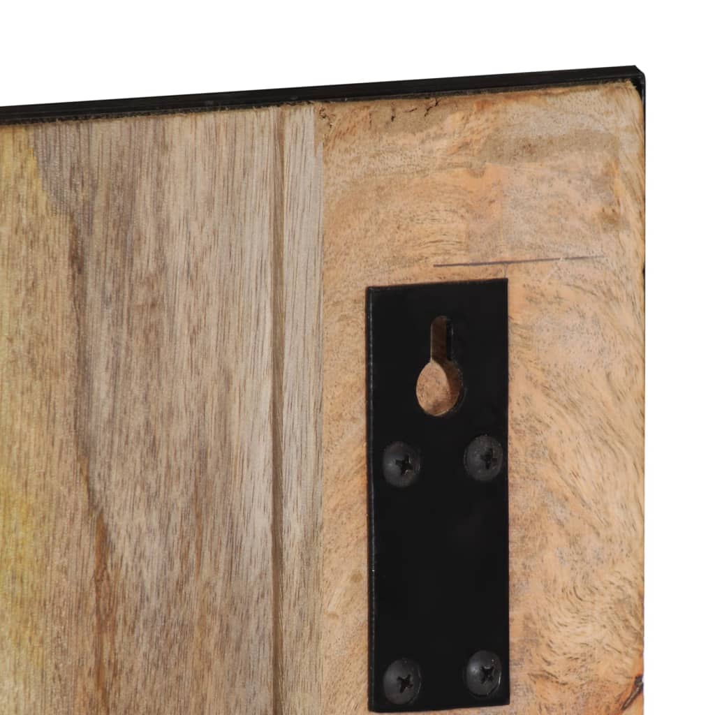 Κρεμάστρα Ρούχων 35x8x110 εκ. Μασίφ Ακατέργαστο Ξύλο Μάνγκο