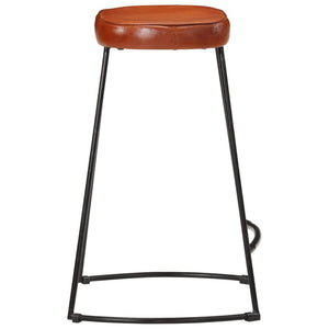 Σκαμπό Μπαρ 2 τεμ. Σκούρο Καφέ 41x29x62 εκ. - Pakobazaar