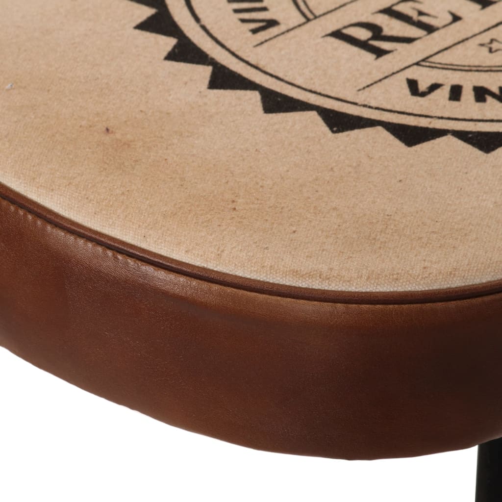 Σκαμπό Μπαρ 2 τεμ. Σκούρο Καφέ 41x29x62 εκ.