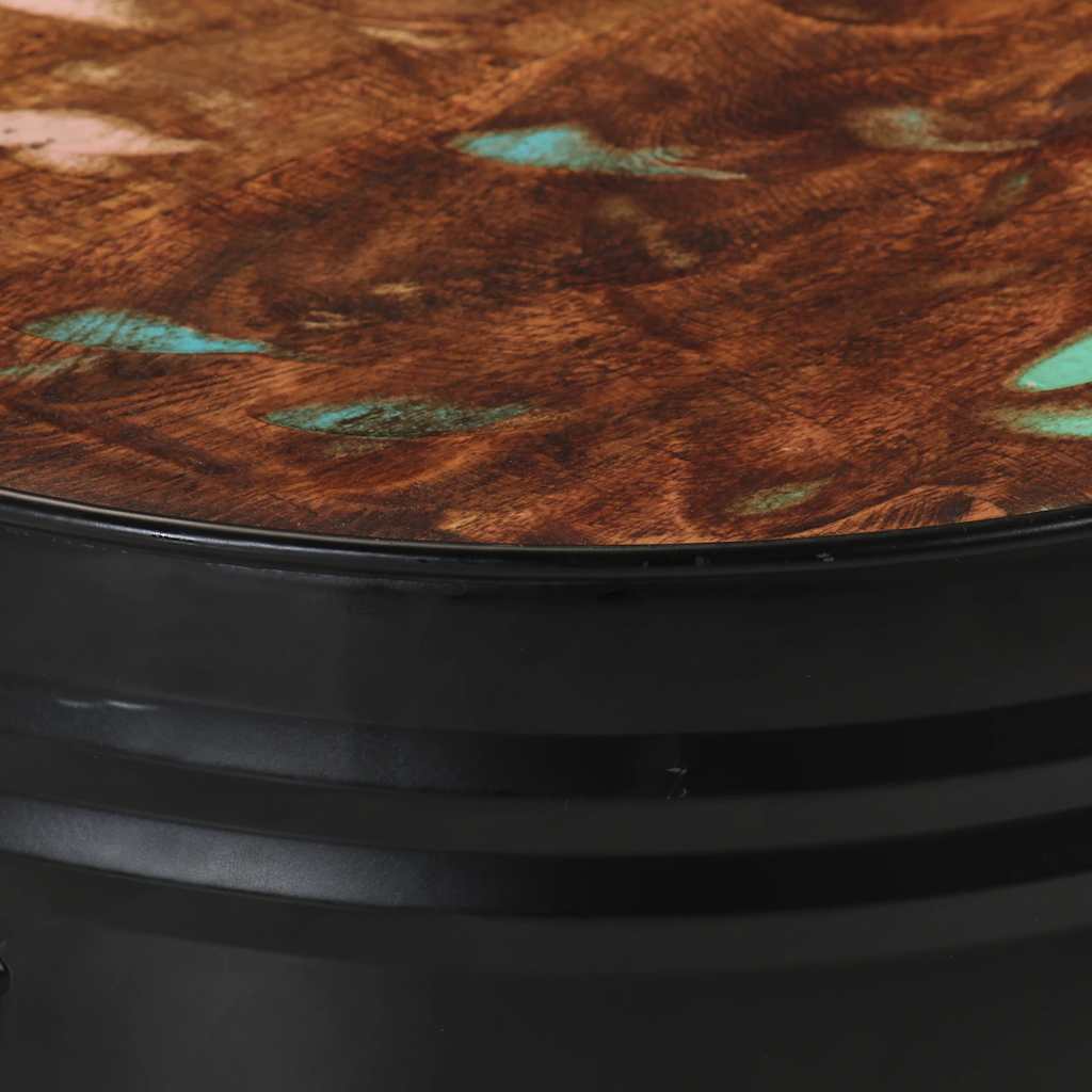 Τραπέζια Μπαρ Σχήμα Ντραμς 3Τεμ. από Μασίφ Ανακυκλωμένο Ξύλο