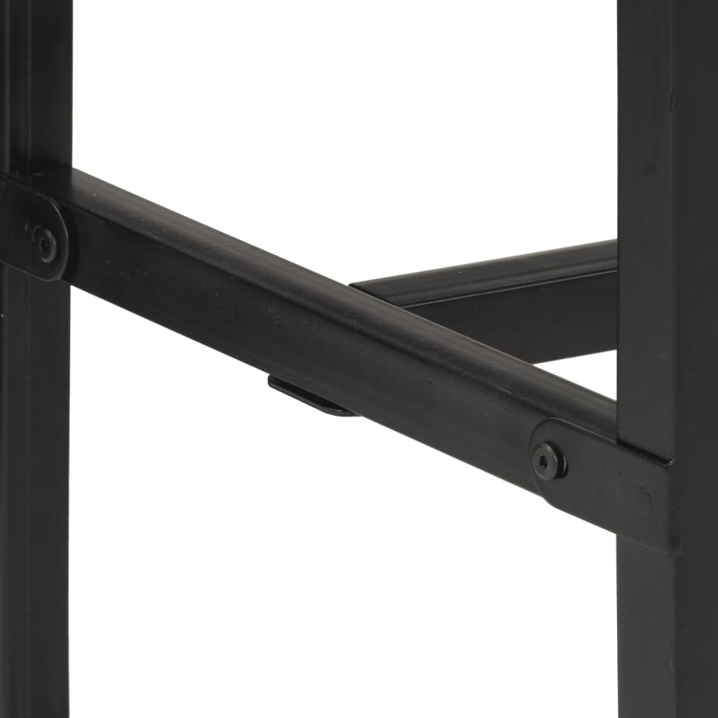 Τραπέζι Μπαρ 110x55x107 εκ. από Ακατέργαστο Μασίφ Ξύλο Μάνγκο