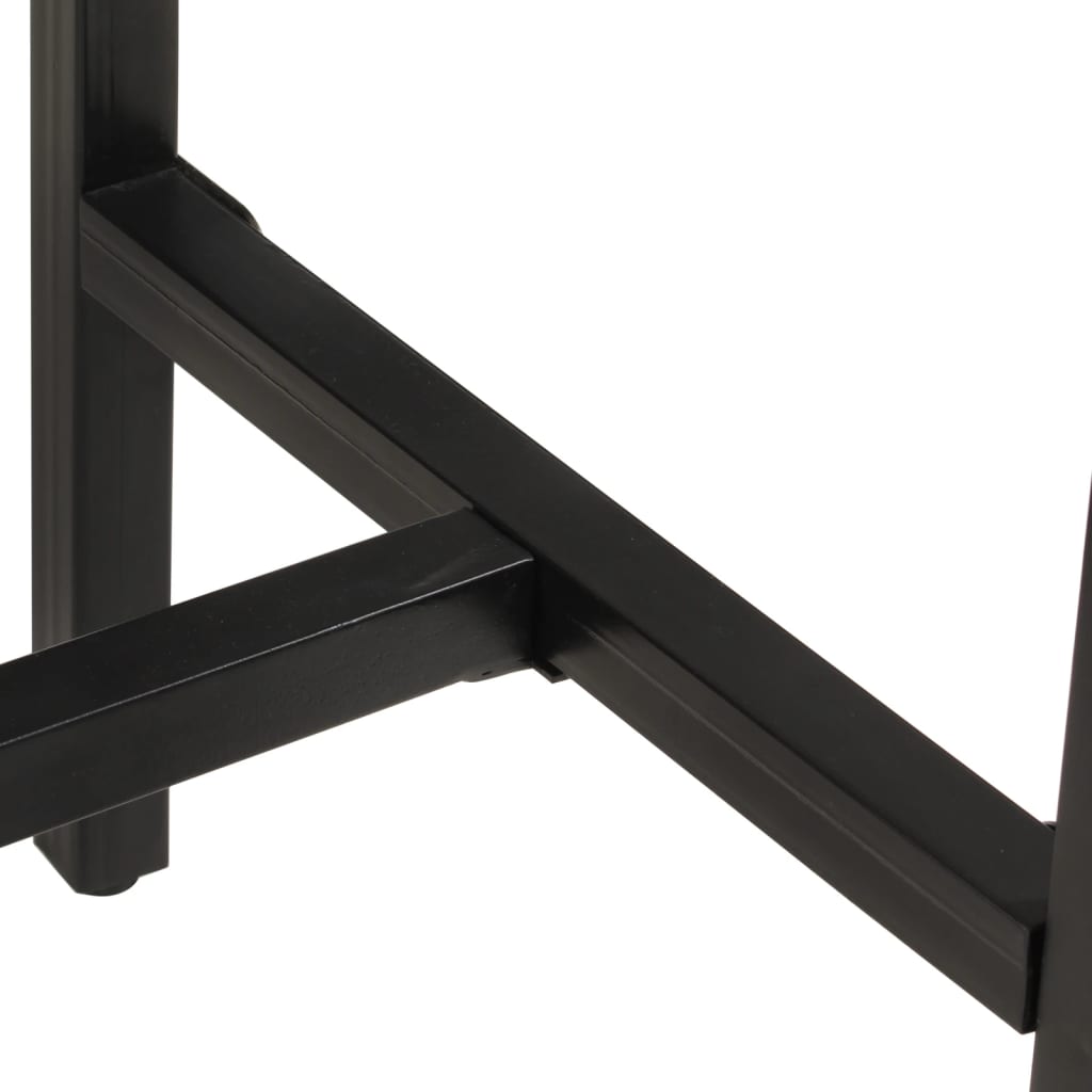 Τραπέζι Μπαρ 60x55x107 εκ. από Ακατέργαστο Μασίφ Ξύλο Μάνγκο