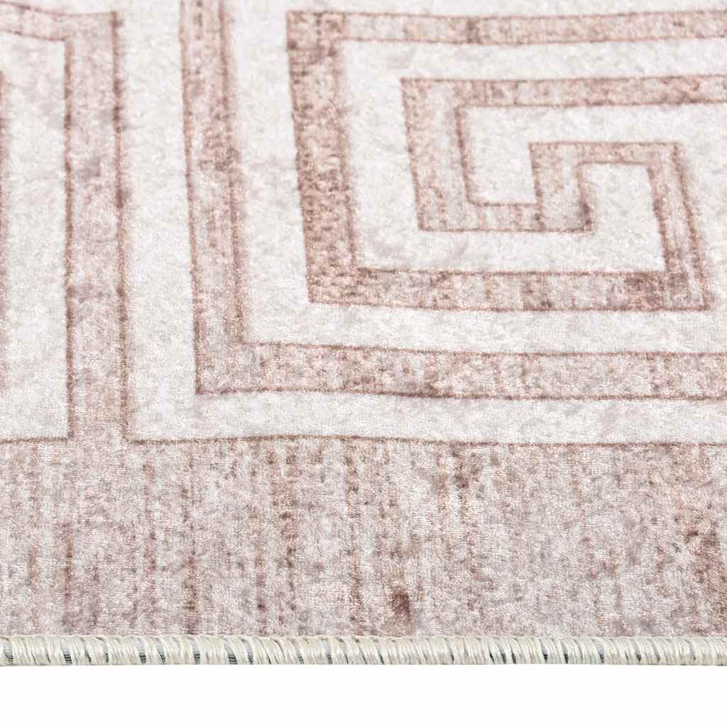 Χαλί Πλενόμενο Αντιολισθητικό Μπεζ 150 x 230 εκ.