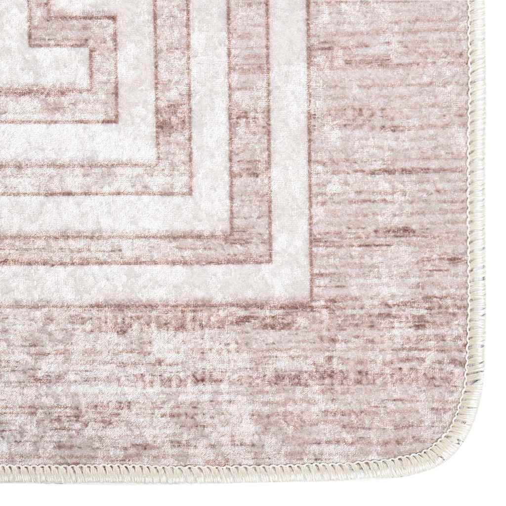 Χαλί Πλενόμενο Αντιολισθητικό Μπεζ 150 x 230 εκ.