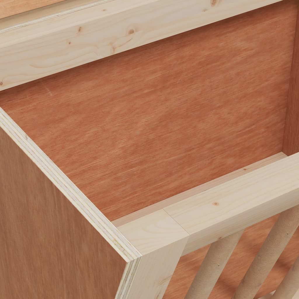 Ταΐστρα Κουνελιών 25 x 18,5 x 20,5 εκ. από Μασίφ Ξύλο Ελάτης - PAKOBAZAAR