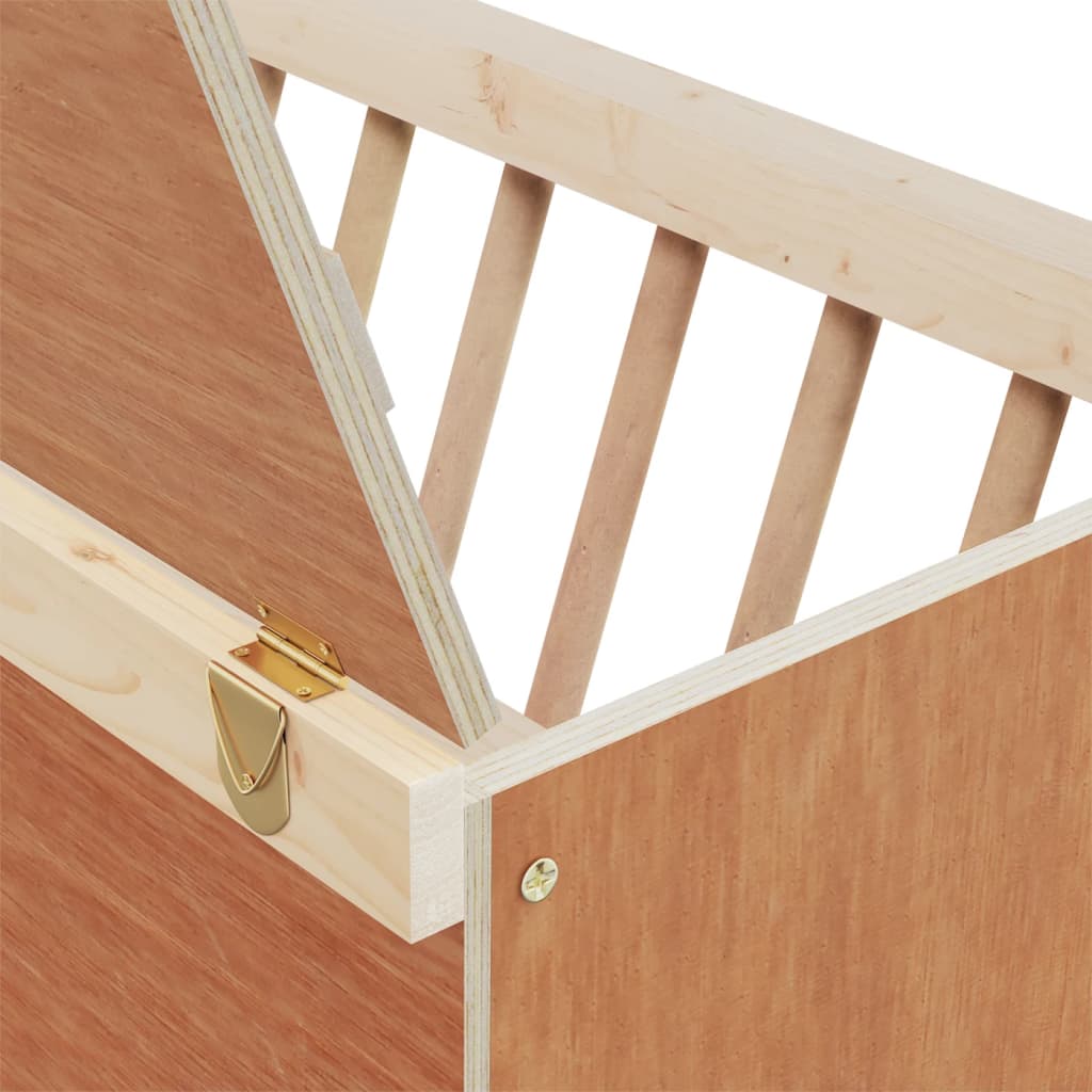 Ταΐστρα Κουνελιών 37x18,5x23 εκ. από Μασίφ Ξύλο Ελάτης - Pakobazaar