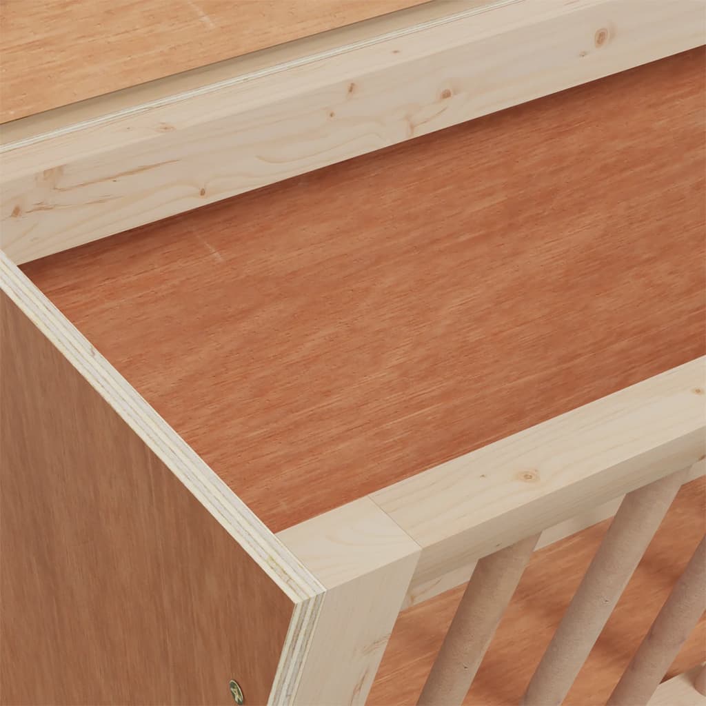 Ταΐστρα Κουνελιών 37x18,5x23 εκ. από Μασίφ Ξύλο Ελάτης - Pakobazaar