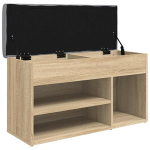 Παπουτσοθήκη Sonoma Δρυς 82x32x45,5 εκ. από Επεξεργασμένο Ξύλο - Pakobazaar