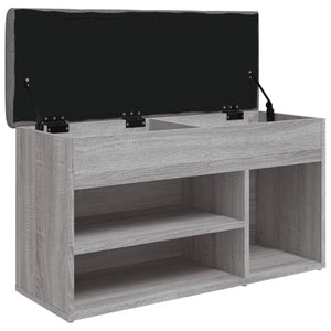 Παπουτσοθήκη Γκρι Sonoma 82x32x45,5 εκ. από Επεξεργασμένο Ξύλο - Pakobazaar