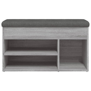 Παπουτσοθήκη Γκρι Sonoma 82x32x45,5 εκ. από Επεξεργασμένο Ξύλο - Pakobazaar