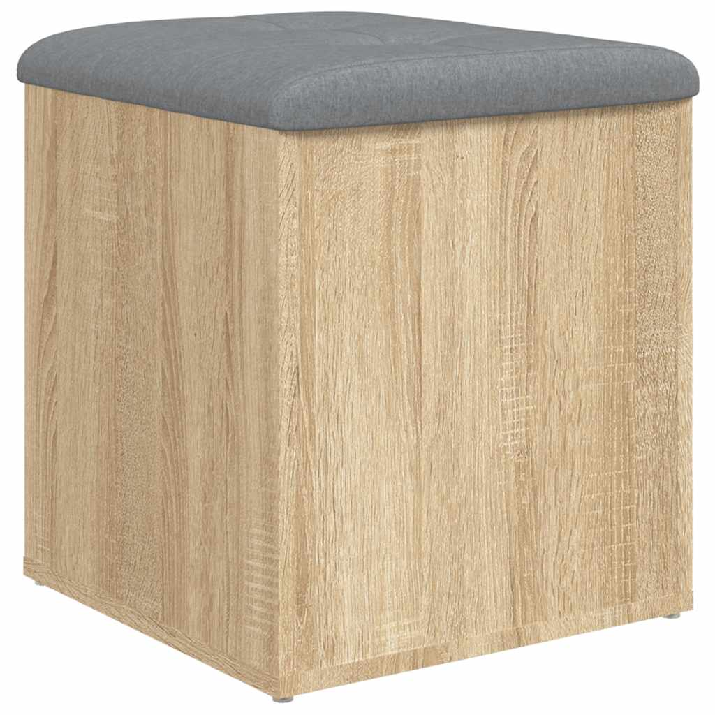 Πάγκος Αποθήκευσης Sonoma Δρυς 42x42x45 εκ. από Τεχνητό Ξύλο - Pakobazaar