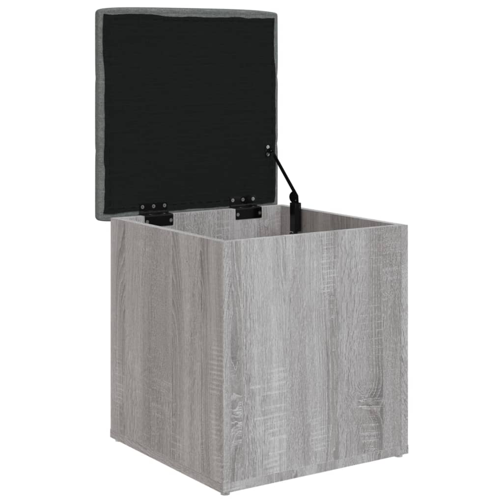 Παγκάκι Αποθήκευσης Γκρι Sonoma 42x42x45 εκ. Επεξεργασμένο Ξύλο - Pakobazaar