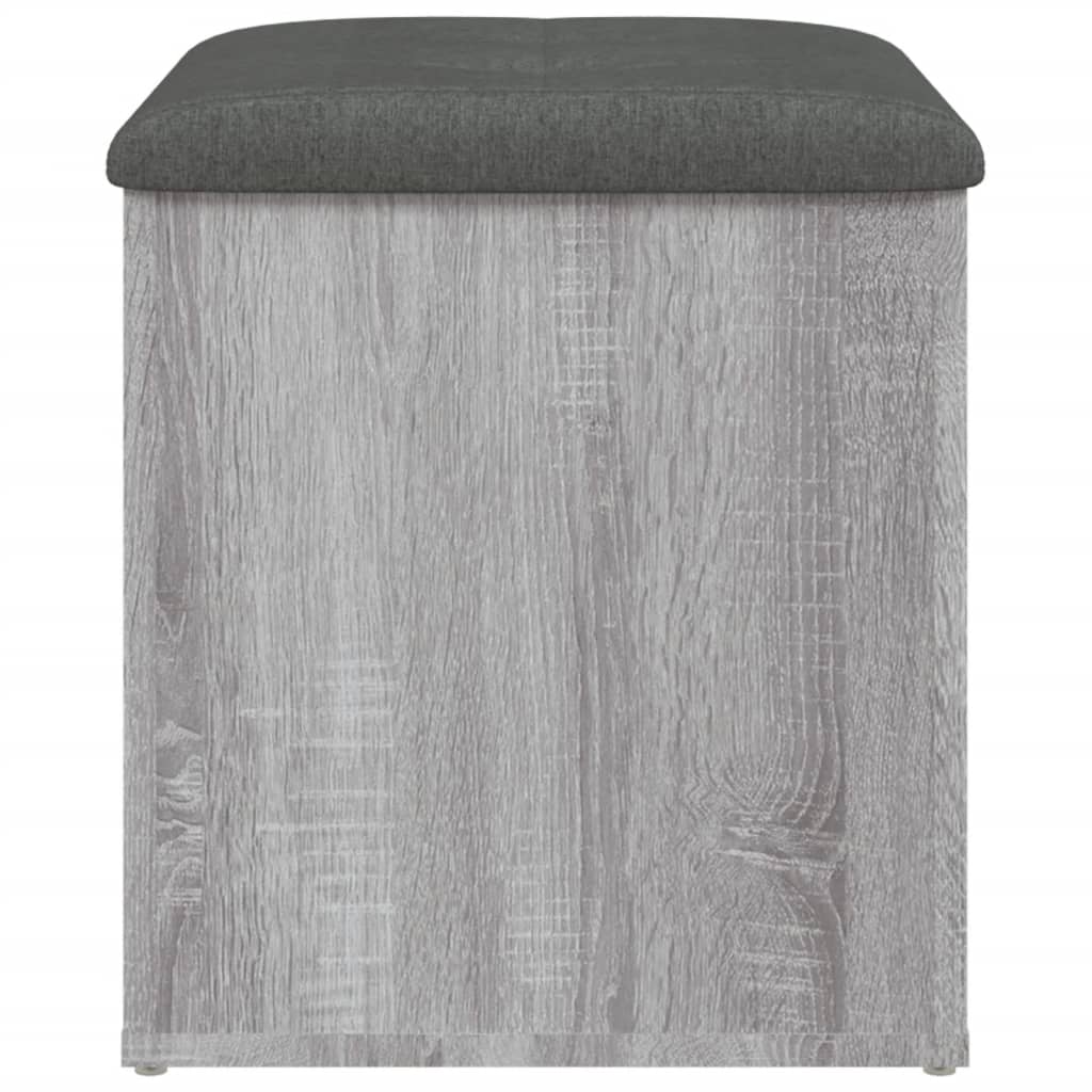 Παγκάκι Αποθήκευσης Γκρι Sonoma 42x42x45 εκ. Επεξεργασμένο Ξύλο - Pakobazaar