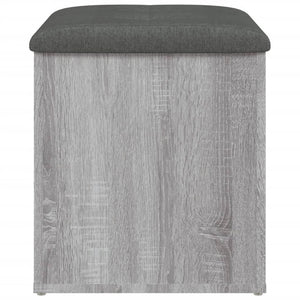 Παγκάκι Αποθήκευσης Γκρι Sonoma 42x42x45 εκ. Επεξεργασμένο Ξύλο - Pakobazaar