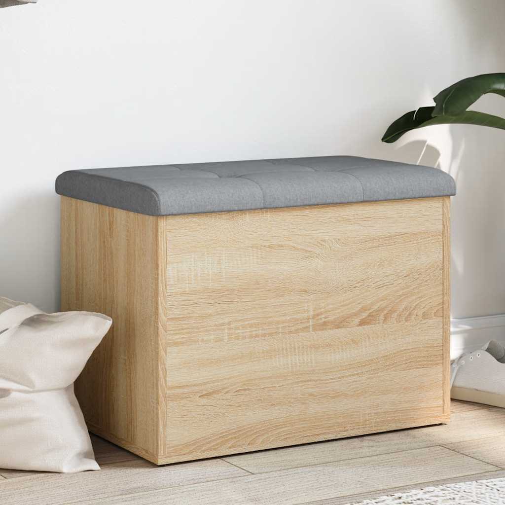Πάγκος Αποθήκευσης Sonoma Δρυς 62 x 42 x 45 εκ. από Τεχνητό Ξύλο - Pakobazaar