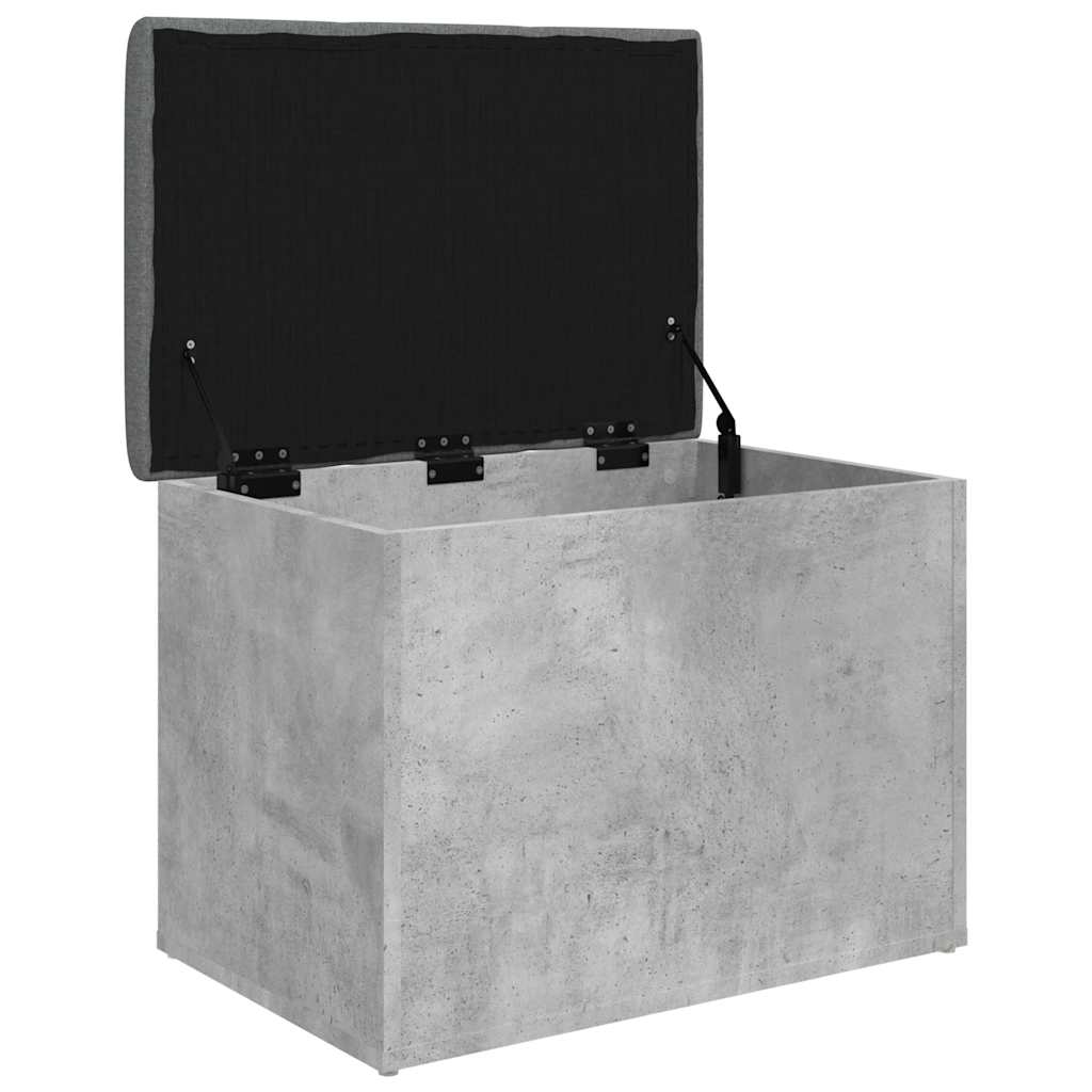 Παγκάκι Αποθήκευσης Γκρι Σκυροδεμ. 62x42x45 εκ. Επεξεργ. Ξύλο - Pakobazaar