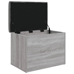 Παγκάκι Αποθήκευσης Γκρι Sonoma 62x42x45 εκ. Επεξεργασμένο Ξύλο - Pakobazaar