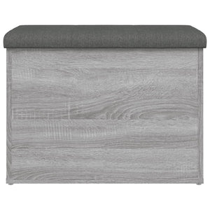 Παγκάκι Αποθήκευσης Γκρι Sonoma 62x42x45 εκ. Επεξεργασμένο Ξύλο - Pakobazaar