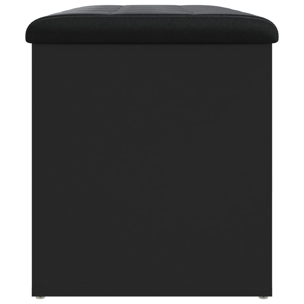 Παγκάκι Αποθήκευσης Μαύρο 82x42x45 εκ. από Επεξεργασμένο Ξύλο - Pakobazaar