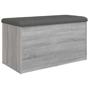 Παγκάκι Αποθήκευσης Γκρι Sonoma 82x42x45 εκ. Επεξεργασμένο Ξύλο - Pakobazaar