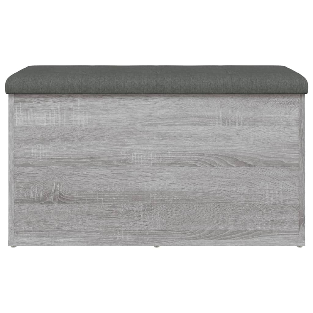 Παγκάκι Αποθήκευσης Γκρι Sonoma 82x42x45 εκ. Επεξεργασμένο Ξύλο - Pakobazaar
