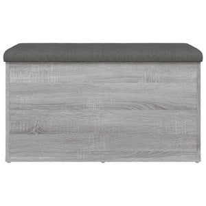Παγκάκι Αποθήκευσης Γκρι Sonoma 82x42x45 εκ. Επεξεργασμένο Ξύλο - Pakobazaar