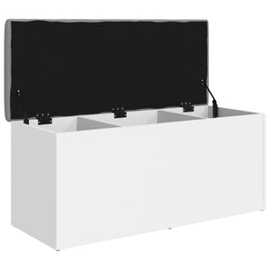 Πάγκος Αποθήκευσης Λευκός 102 x 42 x 45 εκ. από Τεχνητό Ξύλο - Pakobazaar