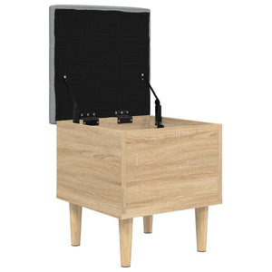 Παγκάκι Αποθήκευσης Sonoma Δρυς 42 x 42 x 46 εκ. Επεξεργ. Ξύλο