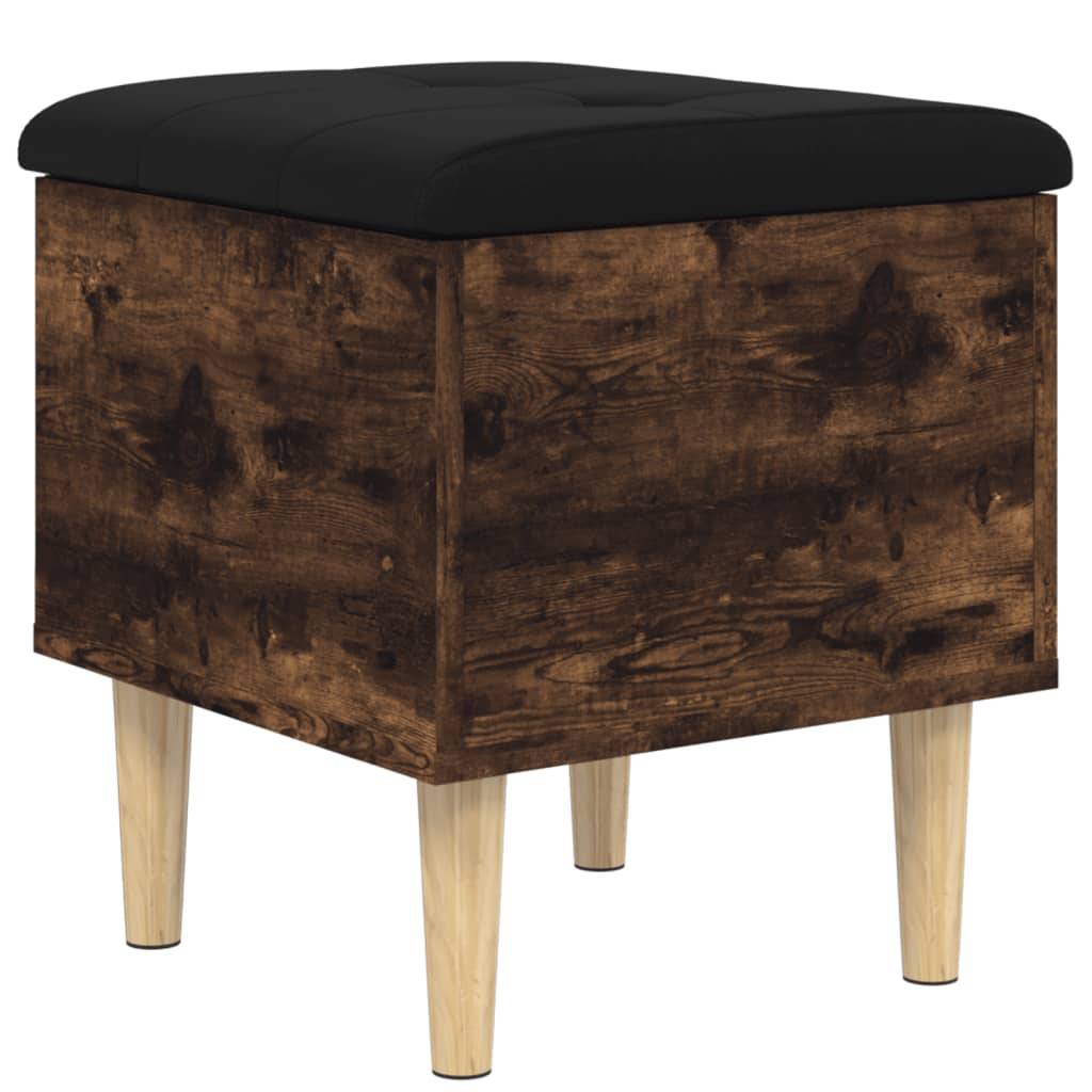 Παγκάκι Αποθήκευσης Καπνιστή Δρυς 42x42x46 εκ. Επεξεργ. Ξύλο - Pakobazaar