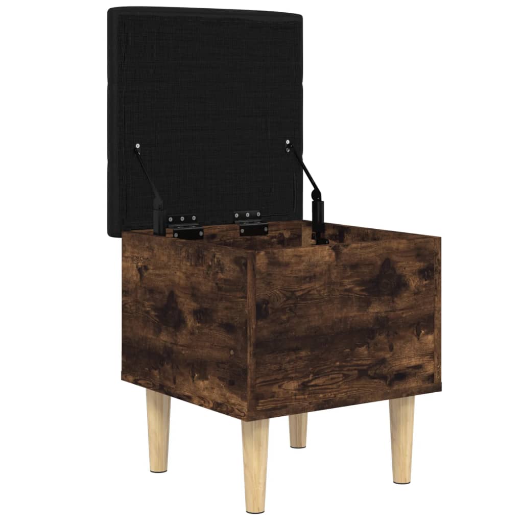 Παγκάκι Αποθήκευσης Καπνιστή Δρυς 42x42x46 εκ. Επεξεργ. Ξύλο - Pakobazaar