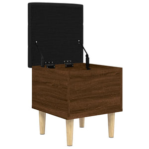 Παγκάκι Αποθήκευσης Καφέ Δρυς 42 x 42 x 46 εκ. Επεξεργ. Ξύλο - Pakobazaar