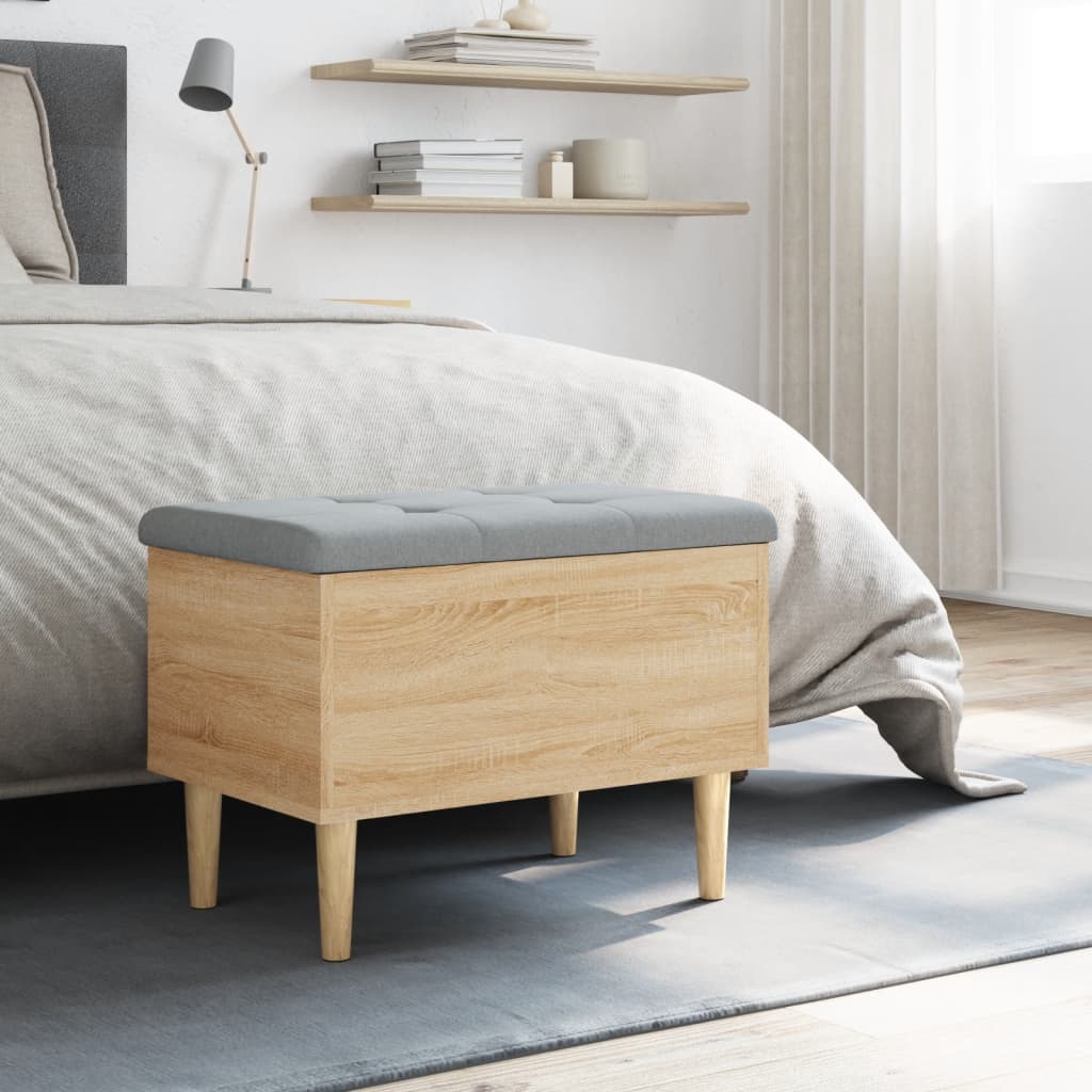 Παγκάκι Αποθήκευσης Sonoma Δρυς 62x42x46 εκ. Επεξεργασμένο Ξύλο - Pakobazaar