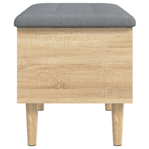 Παγκάκι Αποθήκευσης Sonoma Δρυς 62x42x46 εκ. Επεξεργασμένο Ξύλο - Pakobazaar